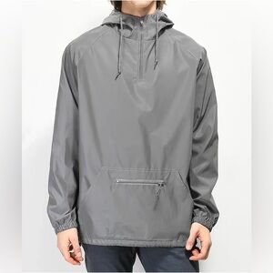 Zine Glo Reflective Silver Anorak Windbreaker Jacket